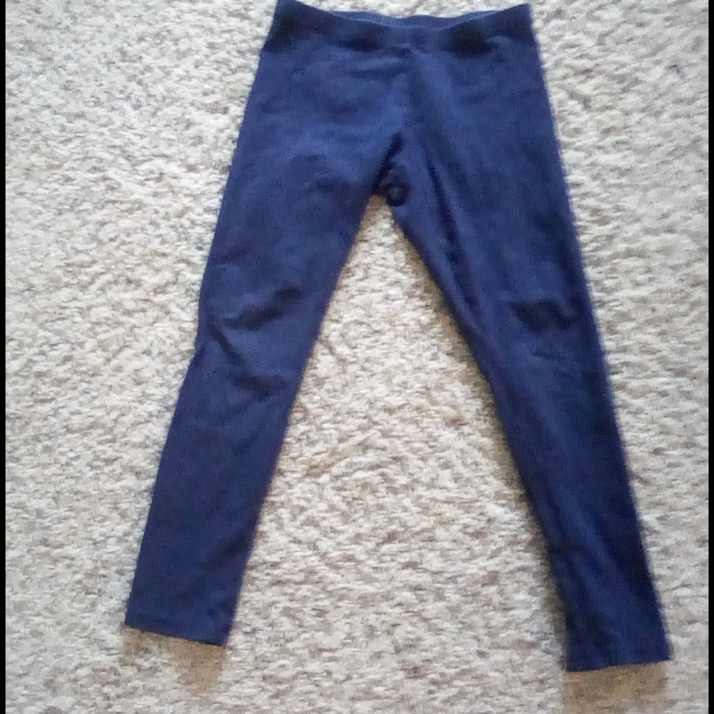 Capri navy leggings